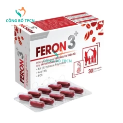 Feron 3+ - Giúp bổ sung sắt, acid folic hiệu quả của Obiphar