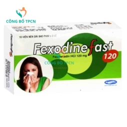 Fexodinefast 120 Savipharm - Thuốc điều trị viêm mũi dị ứng hiệu quả