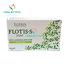 Flotis-S Soap 80g Egeri - Xà phòng làm sạch da hiệu quả