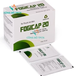 Fogicap 20 - Thuốc điều trị bệnh rối loét tá tràng - dạ dày