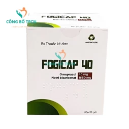 Fogicap 40 - Thuốc điều trị bệnh rối loét tá tràng - dạ dày