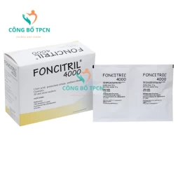 Foncitril 4000 - Thuốc điều trị sỏi niệu, bênh gút hiệu quả