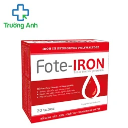 Fote-Iron- Giúp bổ sung sắt, kẽm và 1 số vitamin cho cơ thể