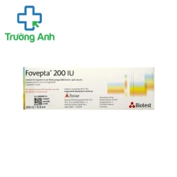 Fovepta 200IU - Huyết thanh phòng ngừa viêm gan siêu vi B của Đức