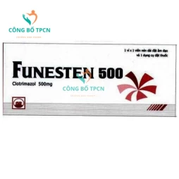 Funesten 500 Pymepharco - Thuốc điều trị các bệnh nấm âm đạo hiệu quả