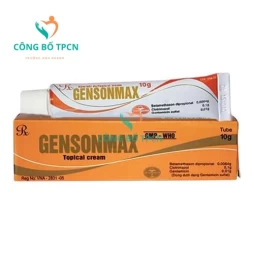 Gensomax 10g Quapharco - Thuốc điều trị viêm da tiếp xúc