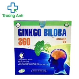 Ginkgo Biloba 360 - Giúp hoạt huyết, tăng cường lưu thông máu