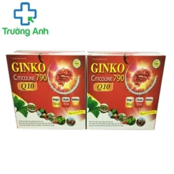 Ginko Citicoline 790 Q10 - Giúp tăng cường lưu thông máu hiệu quả