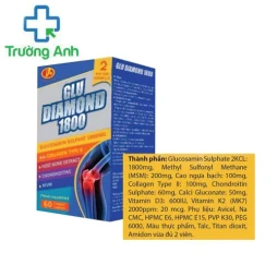 Glu diamond 1800 - Hỗ trợ giảm đau mỏi xương khớp