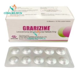 Grarizine Ấn Độ - Thuốc điều trị viêm mũi dị ứng hiệu quả