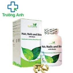 Hair Nails and Skin with Biotin - Làm đẹp da, móng, tóc của Mỹ