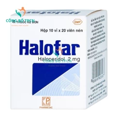 Halofar 2mg - Thuốc điều trị rối loạn tâm thần của Pharmedic
