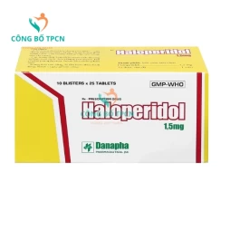 Haloperidol 1,5mg Danapha (lọ 400 viên) - Thuốc điều trị tâm thần hiệu quả
