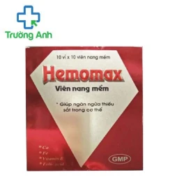 Hemomax - Giúp bổ sung canxi, sắt, acid folic và vitamin E