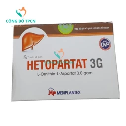 Hetopartat 3G - Hỗ trợ điều trị bệnh gan cấp tính hoặc mạn tính