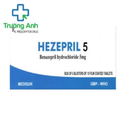Hezepril 5 - Thuốc điều trị tăng huyết áp hiệu quả của Medisun