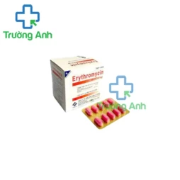 Erythromycin 500mg Vidipha - Thuốc trị nhiễm khuẩn