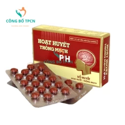 Hoạt huyết thông mạch P/H (viên) - Giúp điều trị thiểu năng tuần hoàn não