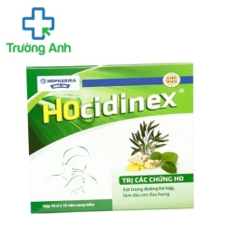 Hocidinex - Giúp trị các chứng ho, sát trùng đường hô hấp hiệu quả