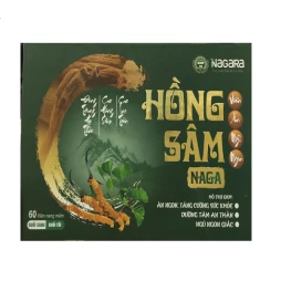Hồng sâm Naga Viên ăn ngủ ngon - Giúp an thần và kích thích ăn ngon