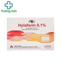 Hylaform 0.4ml - Giúp điều trị khô mắt, rối loạn biểu mô giác mạc