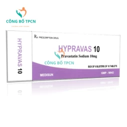 Hypravas 10 - Thuốc điều trị bệnh tim mạch hiệu quả