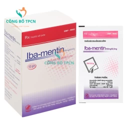 Iba-mentin 250mg/31,25mg Pharbaco - Thuốc điều trị nhiễm khuẩn hiệu quả