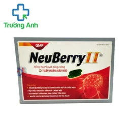 NeuberryII - Hỗ trợ hoạt huyết, tăng cường tuần hoàn máu não