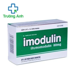 Imodulin 80mg Danapha - Thuốc hỗ trợ dự phòng tái phát nhiếm khuẩn hô hấp