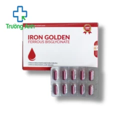 IRON GOLDEN FERROUS  BISGLYCINATE - Hỗ trợ bổ sung Sắt, Acid folic