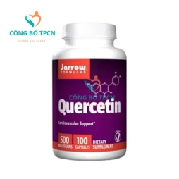 Jarrow Quercetin 500mg - Giúp chống oxy hóa, bảo vệ tim mạch huyết áp