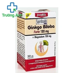 Jutavit Ginkgo Biloba Forte 120mg + Magnezium 150mg - Tăng cường tuần hoàn não