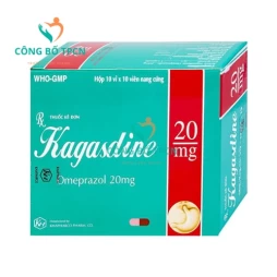 Kagasdine 20mg Khapharco - Thuốc điều trị loét dạ dày