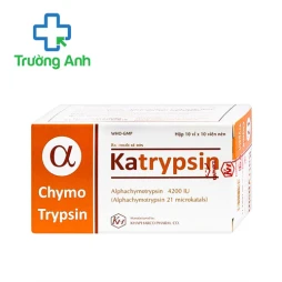 Katrypsin 4200IU Khapharco - Điều trị phù nề sau chấn thương 