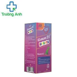 Kismom D3 Infants - Hỗ trợ giảm nguy cơ thiếu hụt vitamin D