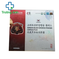 Korea black ginseng extract capsule plus - Giúp bồi bổ sức khỏe
