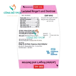 Lactated ringer's and dextrose