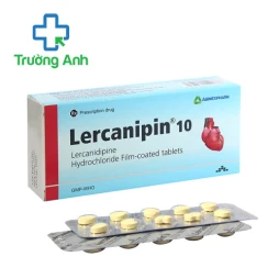 Lercanipin 10mg Agimexpharm - Thuốc điều trị tăng huyết áp hiệu quả