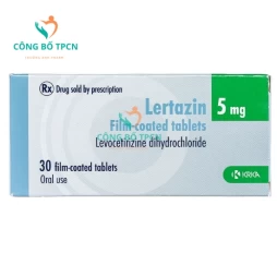 Lertazin 5mg - Thuốc điều trị viêm mũi dị ứng hiệu quả của Novo Mesto