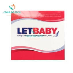 Letbaby Hataphar - Hỗ trợ giúp bổ sung và phòng ngừa thiếu canxi hiệu quả