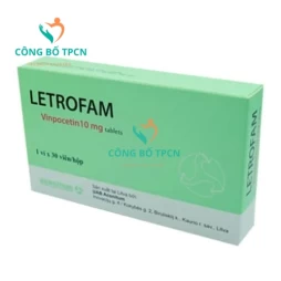 Letrofam - Thuốc điều trị rối loạn tuần hoàn máu não hiệu quả