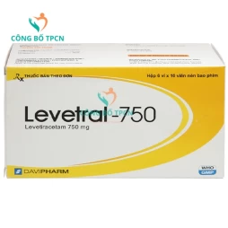 Levetral-750 Davipharm - Thuốc điều trị động kinh hiệu quả