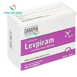 Levpiram Danapha - Thuốc điều trị bệnh động kinh cục bộ