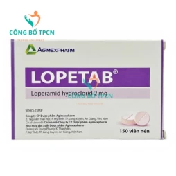 Lopetab - Thuốc điều trị tiêu chảy cấp hiệu quả của Agimexpharm
