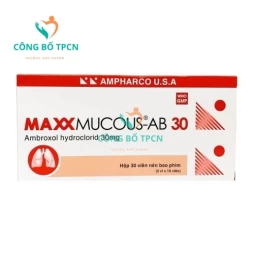 Maxxmucous-AB 30mg Ampharco