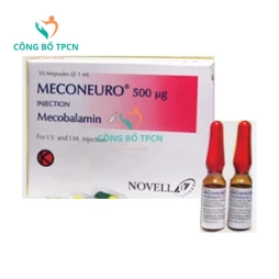 Meconeuro 500mg tiêm - Thuốc điều trị bệnh thần kinh, thiếu máu