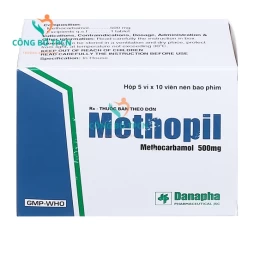 Methopil Danapha - Thuốc điều trị đau lưng cấp tính do co thắt cơ