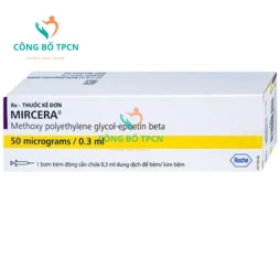 Mircera 50mcg/0.3ml Roche - Thuốc điều trị thiếu máu
