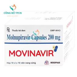 Movinavir 200mg (Molnupiravir) Mekophar - Thuốc điều trị Covid-19
