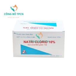Natri clorid 10% 500mg/5ml Vinphaco - Điều trị mất điện giải
